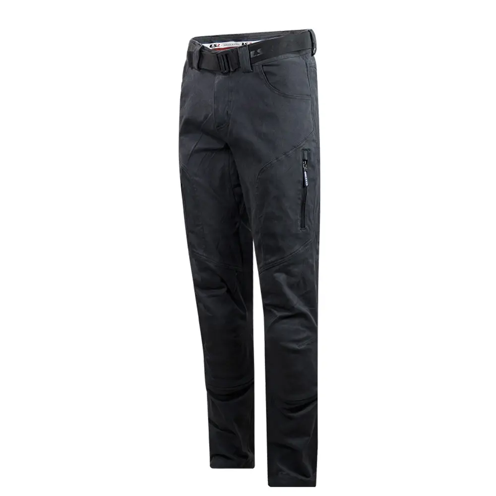 65030C0107#1 Moto pantalone LS2 STRAIGHT MAN tamno sive muške