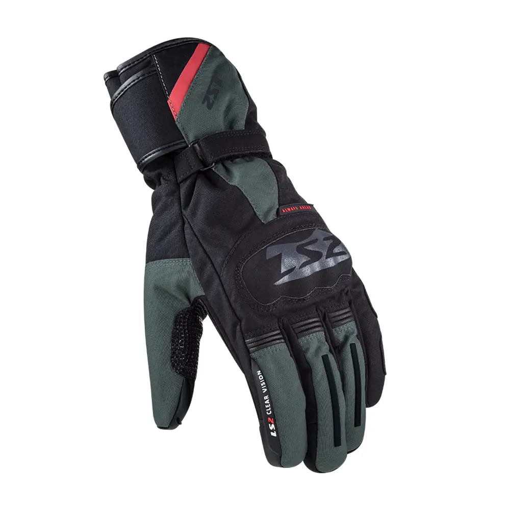 70100W0161#1 Rukavice za motor LS2 SNOW MAN crno sive muške