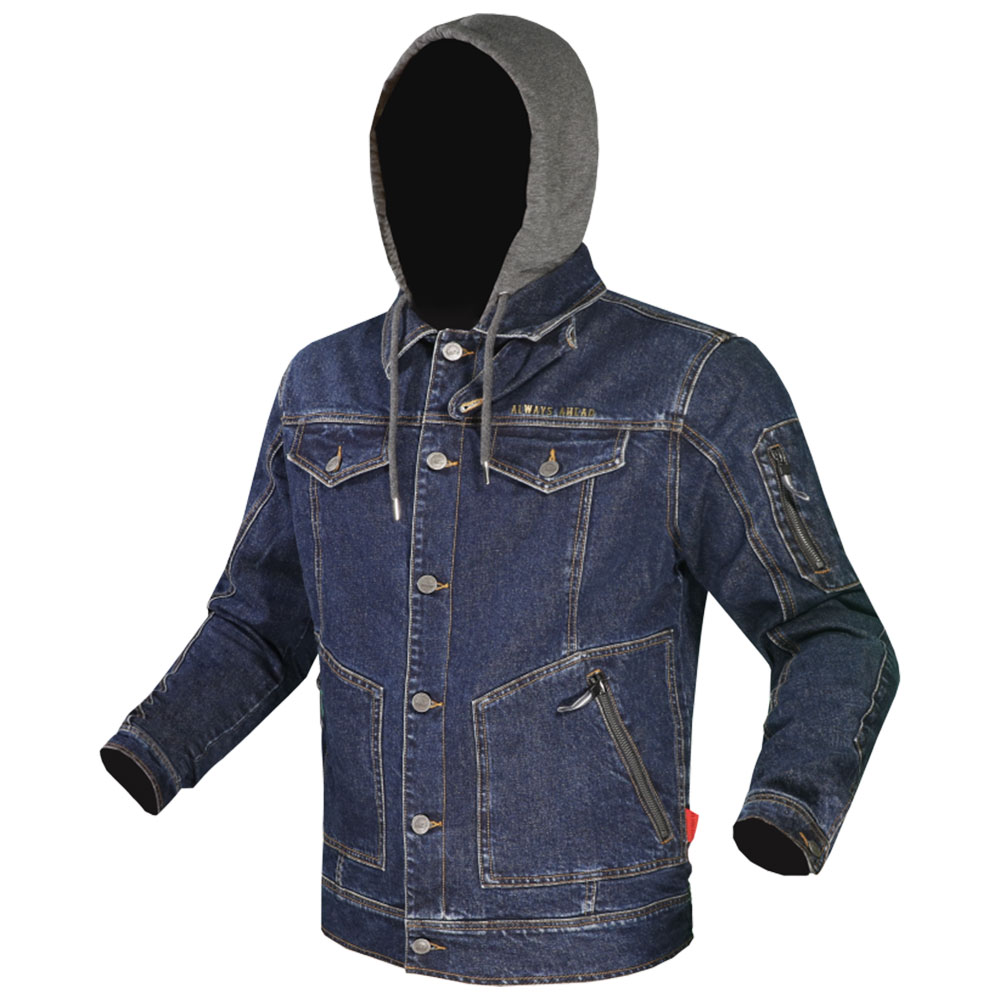 64170C0123L#2 Moto Jakna LS2 OAKY muška tamno plava
