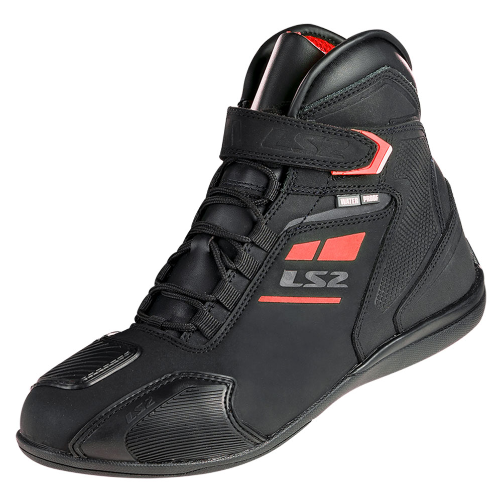 ls2-garra-wp-crno-crvene-patike-za-motor Moto patike LS2 GARRA WP vodootporne crno crvene muške