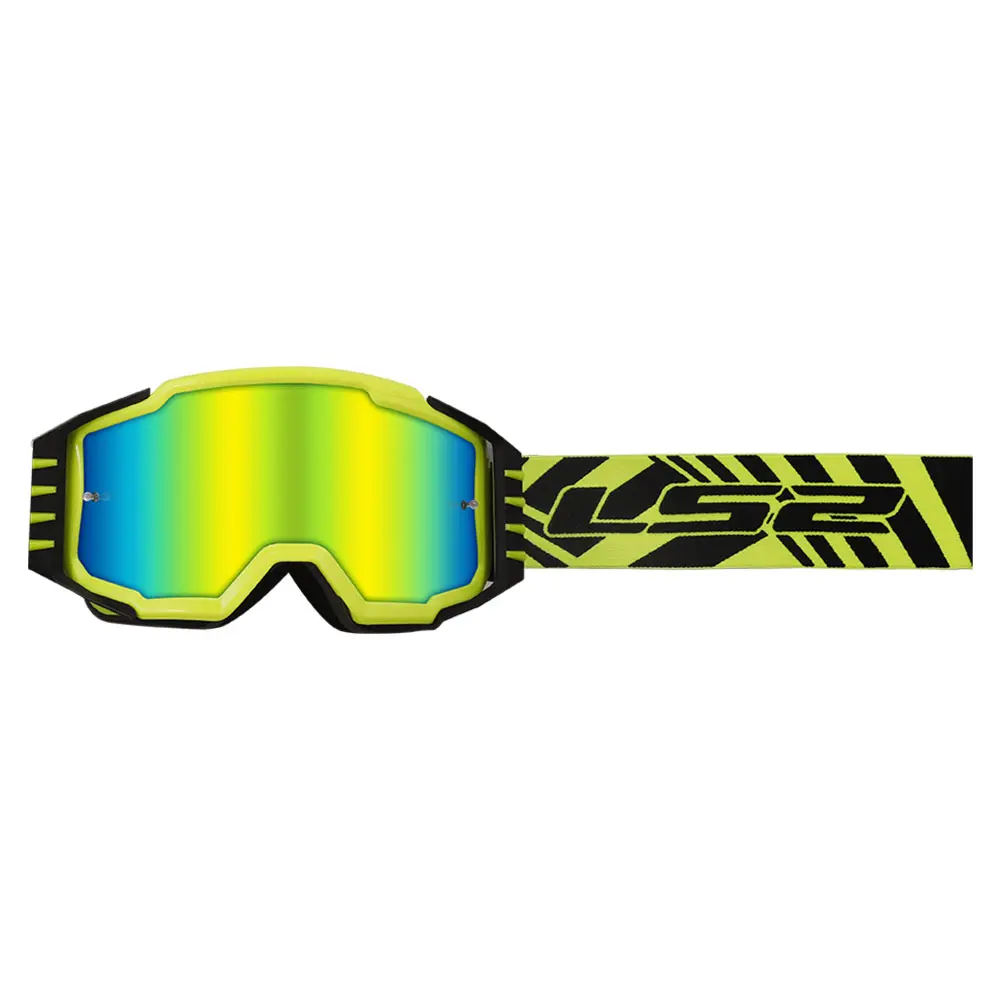7202012054#1 Moto Cross naočare LS2 CHARGER PRO žute sa iridijum vizirom