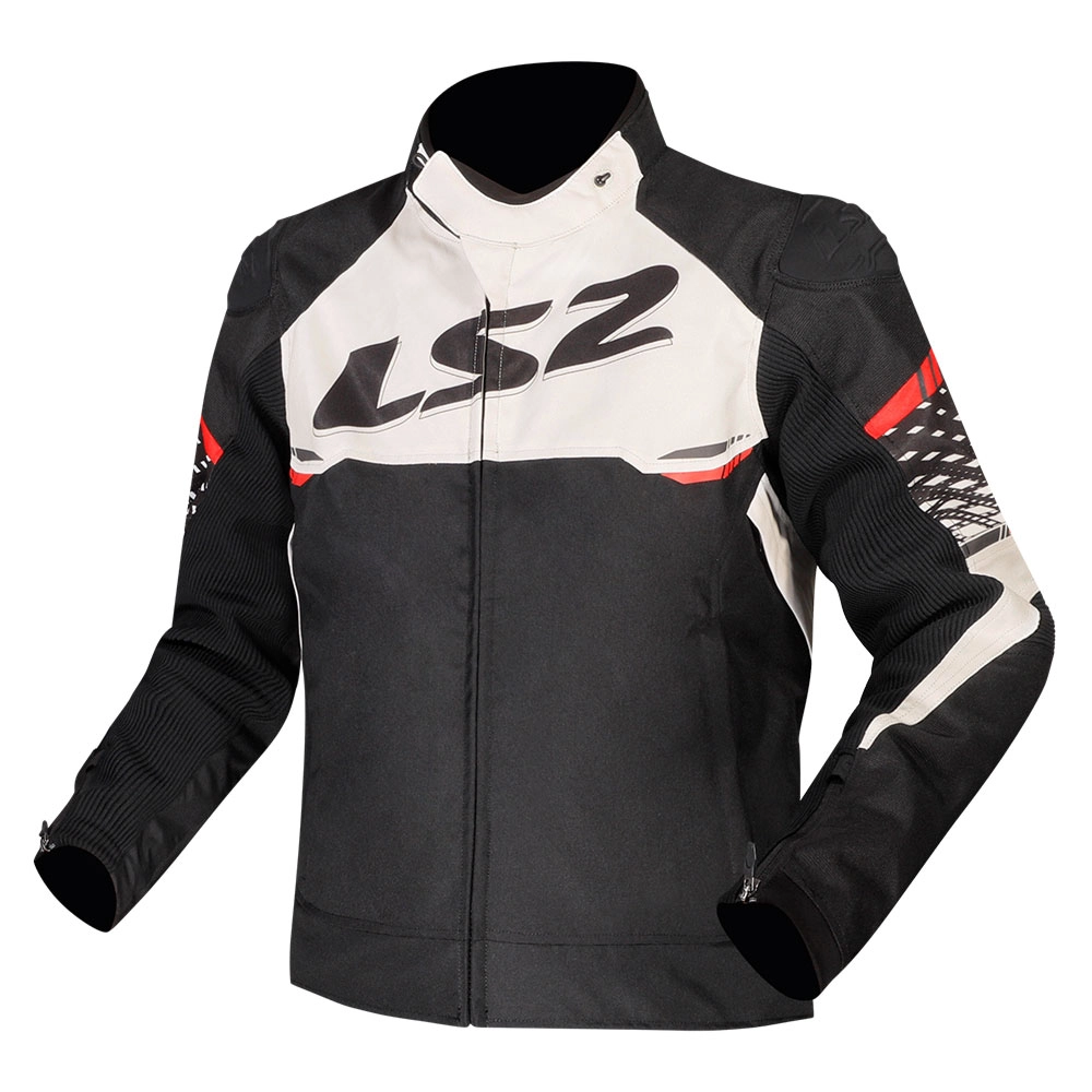 ls2 apex muska crno belo crvena Moto Jakna LS2 APEX muška crno belo crvena