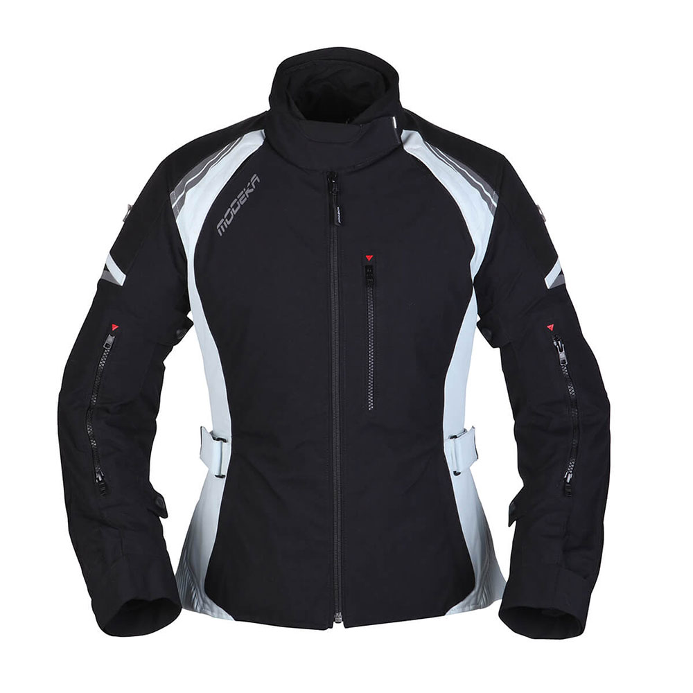 jakna modeka amberly crno svetlo siva Moto jakna MODEKA AMBERLY ženska crno svetlo siva