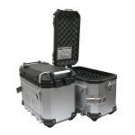 Bočni koferi za motor X-LAND aluminijumski sivi 38L + 38L - Слика 2