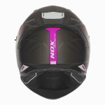 Kaciga za motor NOX Full Face sa naočarima N401 CROWER belo roza - Слика 2