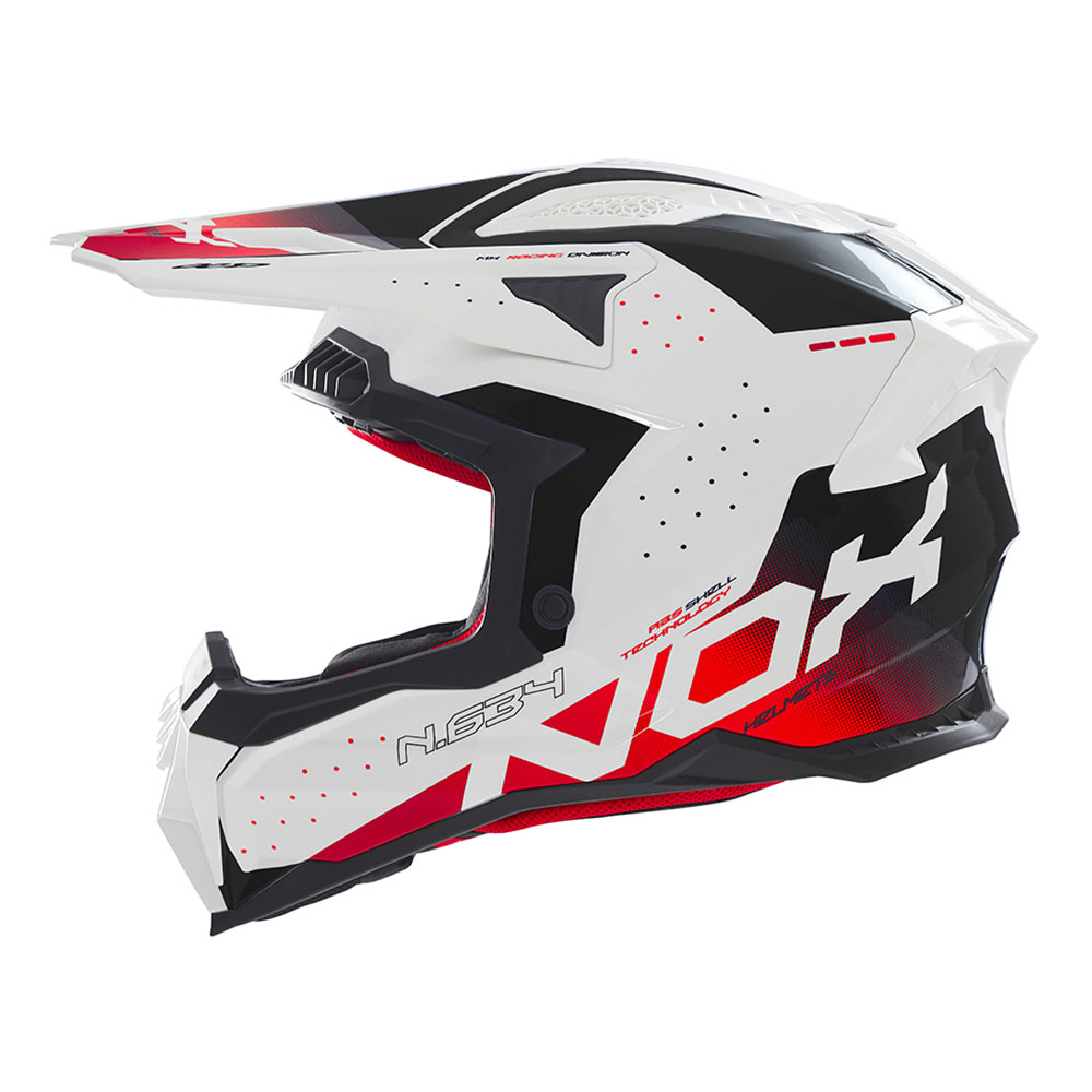 db2e6c4e-436e-4616-a0b0-3dc7117a2b28 Kaciga NOX Cross N634 GRADIANT crveno bela