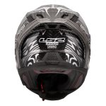 Kaciga za motor LS2 Full Face DRAGON CARBON ENTHUM srebrna FF807 - Слика 3