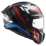 Kaciga za motor LS2 Full Face THUNDER CARBON SUPRA crveno plava FF805 - Слика 3