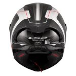 Kaciga za motor LS2 Full Face THUNDER CARBON GP AERO RAUTE belo siva FF805 - Слика 4