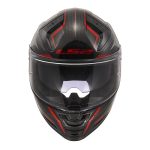 Kaciga za motor LS2 Full Face VECTOR II ALIZER crno crvena sa naočarima FF811 - Слика 3