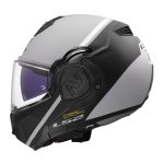 Kaciga za motor LS2 Flip Up ADVANT SWIPE sivo crna FF906