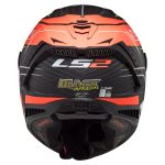 Kaciga za motor LS2 Full Face THUNDER CARBON ATTACK crveno žuta FF805 - Слика 3