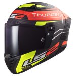 Kaciga za motor LS2 Full Face THUNDER CARBON ATTACK crveno žuta FF805 - Слика 2