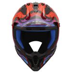 Kaciga za motor LS2 Cross FAST II WASH crvena MX708 - Слика 2