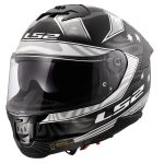 Kaciga za motor LS2 Full Face STREAM II GALDAM crno bela sa naočarima FF808 - Слика 2