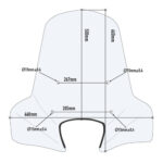GIVI 107A Vizir providni Peugeot Tweet 50-125-150 (10-22)