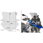 KAPPA 5124DK Vizir zatamnjeni BMW R 1200 GS (13-18) / R 1250 GS (19-23) - Слика 2