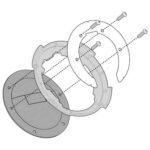 KAPPA BF66K Nosač Tanklock torbe za CF MOTO 650 MT