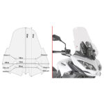 GIVI D4122ST Vizir providni Kawasaki Versys 650 (17-21)