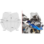 GIVI D5124B Vizir crni BMW R 1250 GS (19-23)