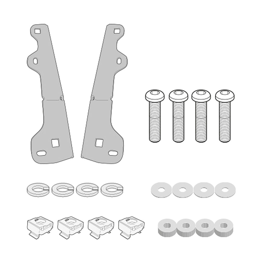 D5129KIT GIVI D5129KIT Ojačanje / nosač vizira BMW F 750 / 800 GS (18-23) - Слика 1