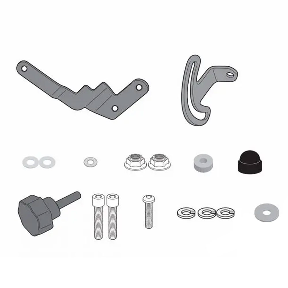 D5131KITK KAPPA D5131KITK Ojačanje nosača vizira BMW R 1250 GS (19-23) - Слика 1