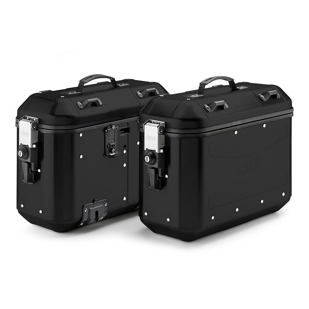 DLMK36BPACK2 GIVI Bočni koferi TREKKER DOLOMITI ALU crni Monokey 36L - Слика 1