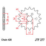 Prednji lančanik JT JTF277-13 (428) 13 zuba Daytona 50