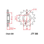 Prednji lančanik JT JTF308-15RB (520)15 zuba