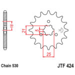 Prednji lančanik JT JTF424-16 (530) 16 zuba