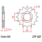 Prednji lančanik JT JTF427-12SC (520) 12 zuba