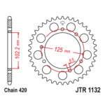 Zadnji lančanik JT JTR1132-48-50-13024 (420) 48 zuba