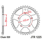 Zadnji lančanik JT JTR1225-41 (520) 41 zub