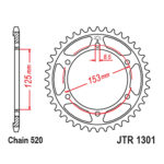 Zadnji lančanik JT JTR1301-40 (520) 40 zuba