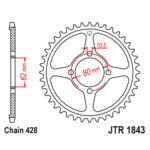 Zadnji lančanik JT JTR1843-54-50-15060 (428) 54 zuba