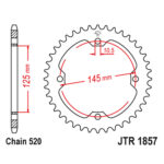 Zadnji lančanik JT JTR1857-45 (520) 45 zuba