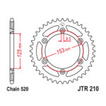 Zadnji lančanik JTR210-50 (520) 50 zuba