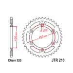 Zadnji lančanik JT JTR210-51SC (520) 51 zub