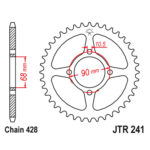 Zadnji lančanik JT JTR241-45 (428) 45 zuba