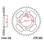 Zadnji lančanik JT JTR263-38 (428) 38 zuba