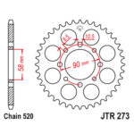 Zadnji lančanik JT JTR273-44-50-32013 (520) 44 zuba