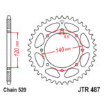 Zadnji lančanik JT JTR487-43-50-32028 (520) 43 zuba