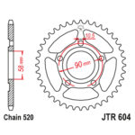 Zadnji lančanik JT JTR604-36-50-32046 (520) 36 zuba