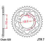 Zadnji lančanik JT JTR7-45ZBK (525) 45 zuba