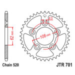 Zadnji lančanik JT JTR701-39-50-32055 (520) 39 zuba