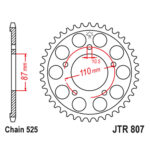 Zadnji lančanik JT JTR807-44 (525) 44 zuba