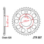 Zadnji lančanik JT JTR807-45-50-29008 (525) 45 zuba