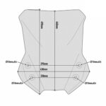 KAPPA KD3112ST Providni Vizir za Suzuki DL 650 V-Strom (17-24) - Слика 4