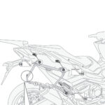 KAPPA KLX1186 Nosač bočnih kofera Honda Forza 750 (21-23)