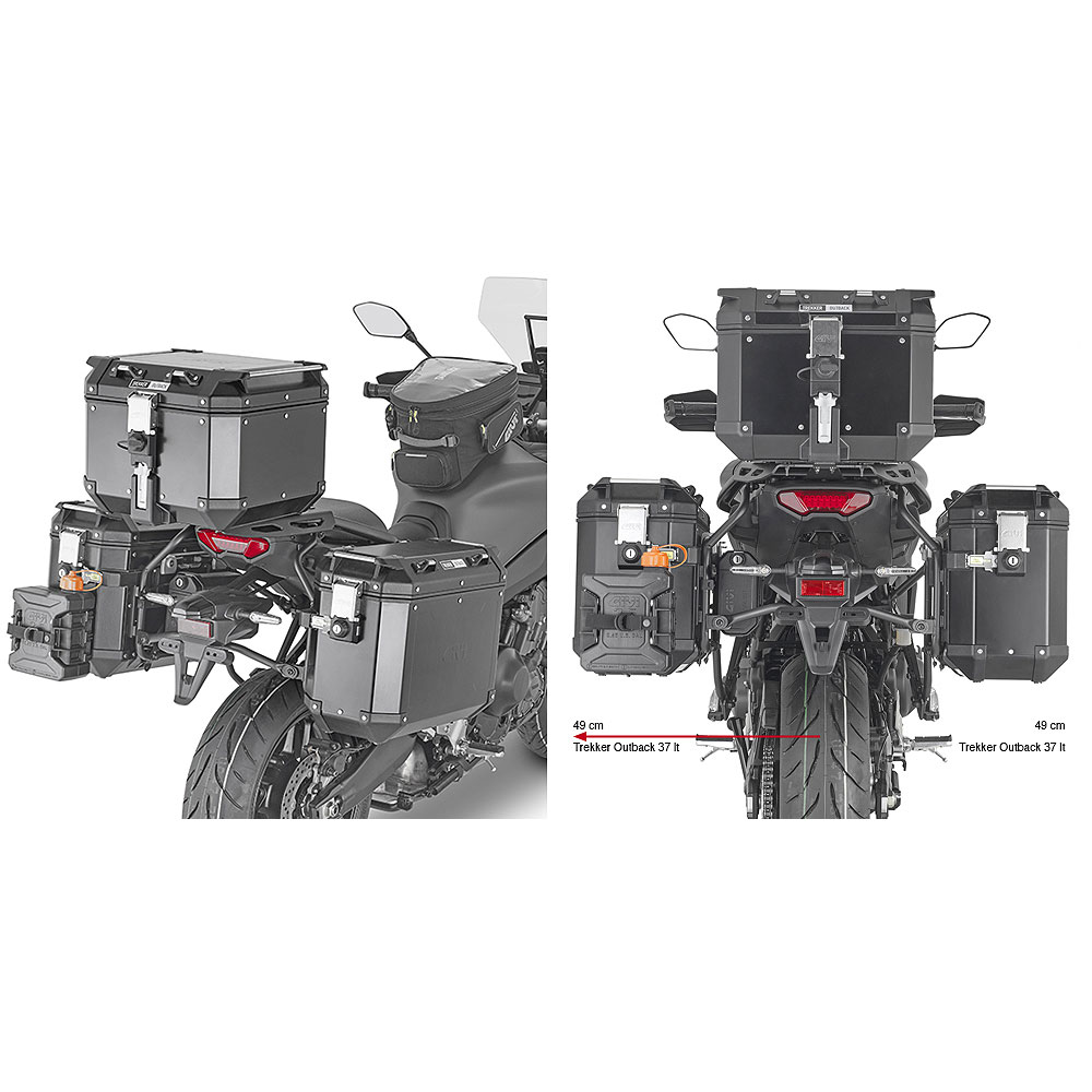 PLO2159CAM GIVI PLO2159CAM Nosač bočnih kofera Yamaha MT09 Tracer (21-23) - Слика 1
